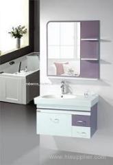 90CM PVC bathroom cabinet wall hung cabinet vanity for sale