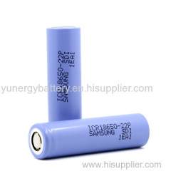 Good Price Best Quality samsung sdi 18650 rechargeable 3.7V samsung ICR18650-22P 10A 2200mah