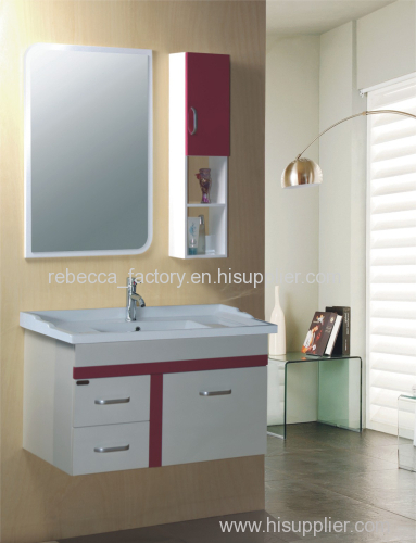 80CM PVC bathroom cabinet wall hung cabinet vanity for sale