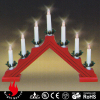 Best selling C6 wooden bridge candle light