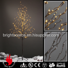 6Ft Warm White Lights Star Artificial Trees