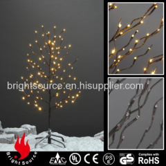 Star Tree Brown Branches Lighted Tree Branches