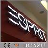Plexiglass Stainless Steel illuminated Channel Letter Signs / Signage For Shopping Mall