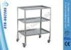 Simple Practical Hospital Stainless Steel Medical Trolleys Instrument