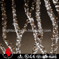 4.5V 100L micro mini christmas lights small string lights battery operated silver wire cold white LED perfect for decor