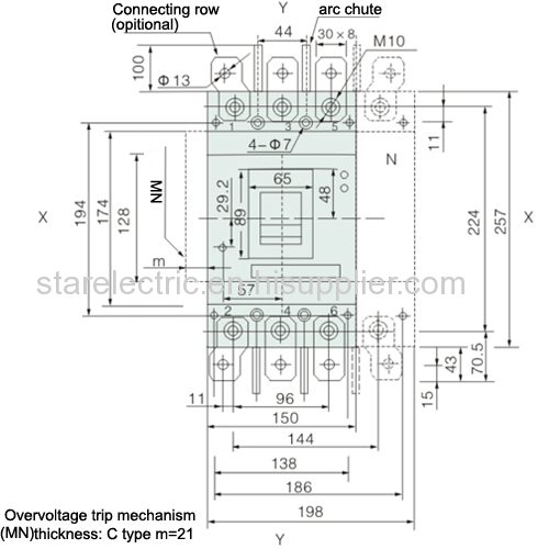 KXM2E moulded case circuit breaker series MCCB MCB