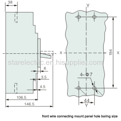 KXM2E moulded case circuit breaker series MCCB MCB