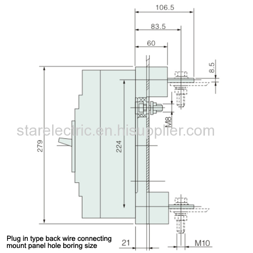 KXM2E moulded case circuit breaker series MCCB MCB