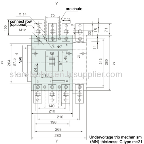 KXM2E moulded case circuit breaker series MCCB MCB