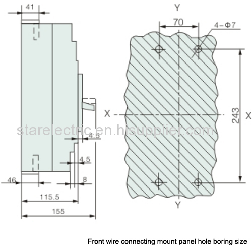 KXM2E moulded case circuit breaker series MCCB MCB