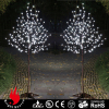 6Ft Cold White Lights Cherry Artifical Trees
