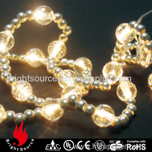 Pearl decorated Mini LED string lights battery operated best for wedding patio home decoration
