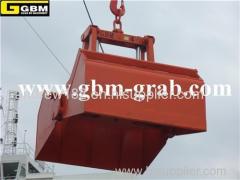 motor hydraulic clamshell grab for bulk cargo ship