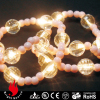 Pink pearl decorated Mini LED string lights battery operated best for wedding patio home decoration