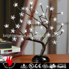 Lighted cherry blossom bonsai