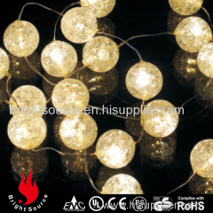 mini light with ball decorate string lights suitable for christmas wedding patio party holiday decoration