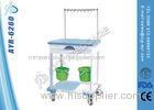 Durable Medical IV Pole Infusion Treatment Trolley / Carts CE Approved