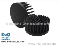 Aluminum LED Pin Fin Heat Sink Φ110mmH50mm for Citizen