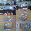 High Quality Custom Graphics 5-tier Clear Acrylic Phone Accessory Display Stand