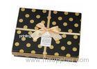 Luxury Polkas Dots Chocolate Gift Box Cardboard Box Trays Insert