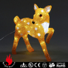 led sculpture yellow sika deer