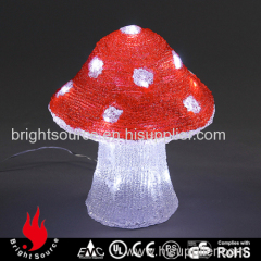 led sculpture single mushroom