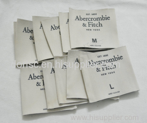 Labels for clothing/Custom design cotton woven labels