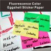 Custom fluorescence pink color fragile eggshell vinyl graffiti stickers