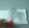 Custom Matte Silver Checkerboard Tamper Proof VOID Stickers