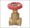 Brass Gate Valve Sand Blasted Surface