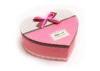 Heart Shape Lovely Gift Box Cardboard Bow Knot Gift Box For Girls