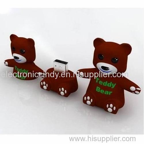 Teddy bear style USB flash disk