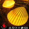 10L natural seashell warm white LED string decorative lights