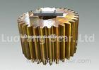 Steel High density CNC Machined Gears , Cylindrical Gear For Gear Reduction Box