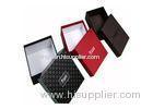 Small Square Black / red Paper Packaging Boxes packaging Tie / Necktie