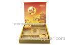 Customized Cardboard Gift Boxes Mooncake Packaging Box With Insert Blister