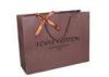 Shock Resistance Colored Paper Bags With Handles / Bow