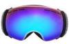Adult Blue PC Lens Reflective Snowboard Goggles for Youth , Tri - density Face Foam