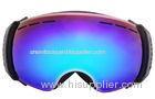 Adult Blue PC Lens Reflective Snowboard Goggles for Youth , Tri - density Face Foam