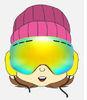 Custom Lovely Yellow Kids Snowboarding Goggles and Eyewear with PC Lens