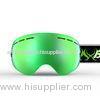 Fashionable Green Polarized Ski Glasses OTG Snowboarding Goggles with PC Lens
