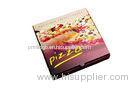 Recyclable Paper Packaging Box For Food , Offset Printing Paper Pizza Packaging Box