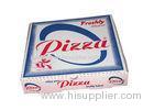 Eco friendly Corrugated paper White Pizza Packing Box , food grade