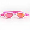 Custom Fashion Kids Prescription Swim Goggles With Nose Cover , Pink