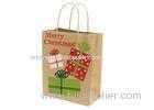 Multiwall Flexible Colored Paper Bags With Handles Kraft Shopping Bags