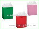Greaseproof Twist Plain Kraft Pink Paper Gift Bags for Chocolates
