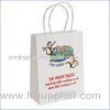 Environmental Shopping Printing Kraft Paper Grocery Bags With Handles
