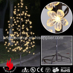 Clear Blossom Flowers Christmas Light Tree