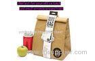Non Toxic Large Paper Gift Bags , Brown Paper Insulated Lunch Bags