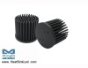 Aluminum LED Pin Fin Heat Sink Φ58mmH50mm for Edison